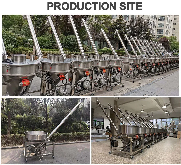 Stainless Steel Hopper Tubular Screw Conveyor